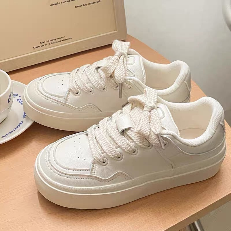 American Style High Street Platform White Shoes For Women 2023 Summer New  Niche All Match Trendy Casual Sneakers From Nanchangdd, $36.42 | DHgate.Com
